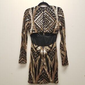 Akira Sequence V neck dress